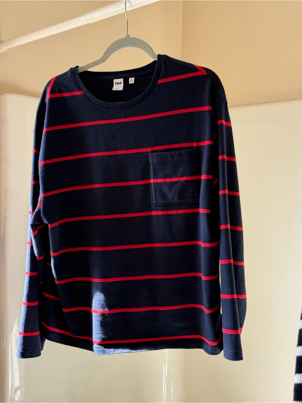 Aritzia TNA stripped sweater 100% cotton